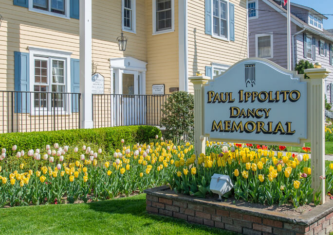 dancy exterior sign for funeral home